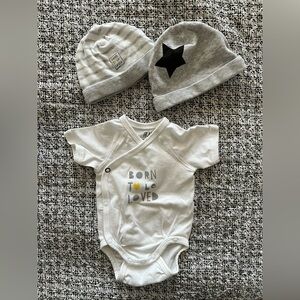H&M organic cotton newborn set